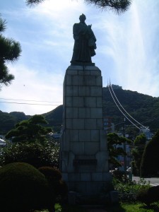 高田屋嘉兵衛銅像